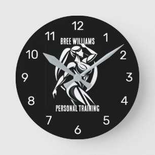 Relógio Redondo Treinamento Personalizado de Fitness Feminino Mini