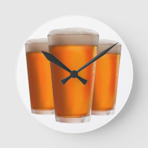 Relógio Redondo Três Cervejas