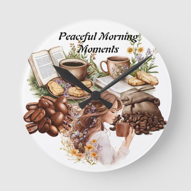 Relógio Redondo Triptych (Frente)