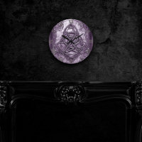 Triquetra Trinity Knot Purple Faux Metal