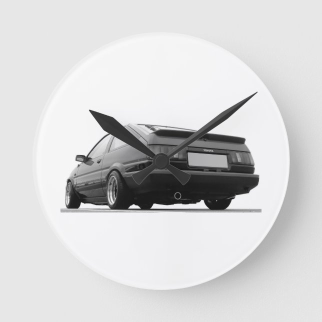 Relógio Redondo trueno do velocista de toyota do corolla do hachi (Frente)