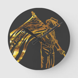 RELÓGIO REDONDO TRUMP 2024