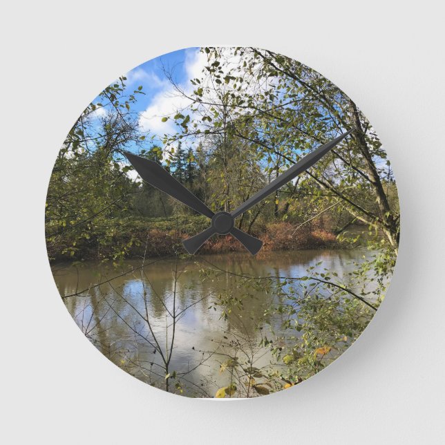 Relógio Redondo Tualatin River, Oregon (Frente)