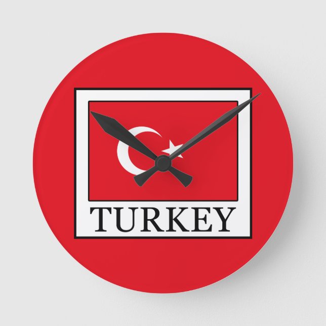 Relógio Redondo Turquia (Frente)