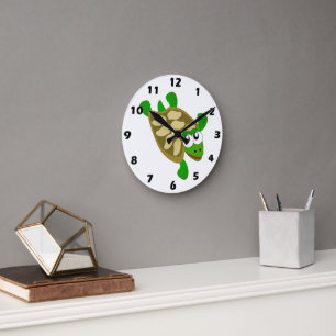 Relógio Redondo Turtle Wall Clock