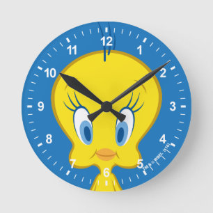 Relógio Redondo TWEETY™   Pássaro Pequeno Inocente