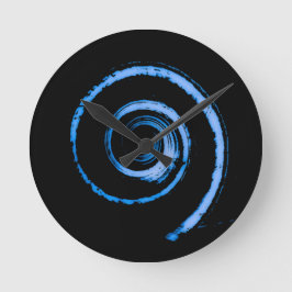 Relógio Redondo Twirls Coloridos
