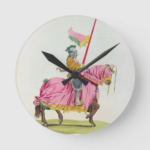 Relógio Redondo Um cavaleiro armou-se para a ligação, 1512,