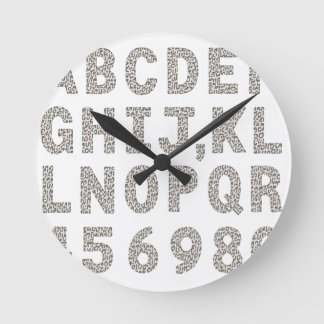 Relógio Redondo Um cheio da sinceridade