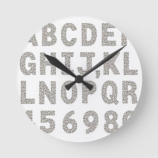 Relógio Redondo Um cheio da sinceridade (Frente)