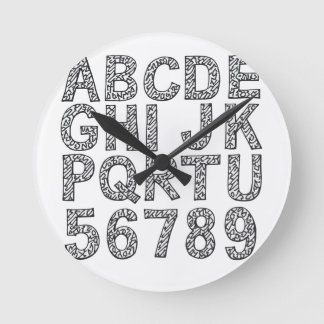 Relógio Redondo Um cheio da sinceridade