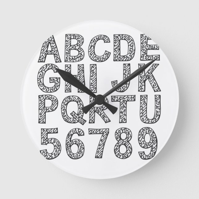 Relógio Redondo Um cheio da sinceridade (Frente)