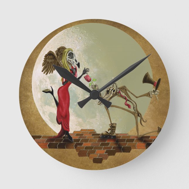 Relógio Redondo Uma flor para a minha senhora (Frente)