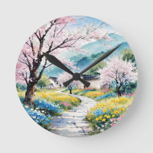 Relógio Redondo Uma Melodia Revitalizante 022