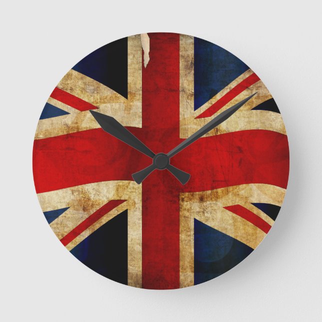 Relógio Redondo Union Jack (Frente)