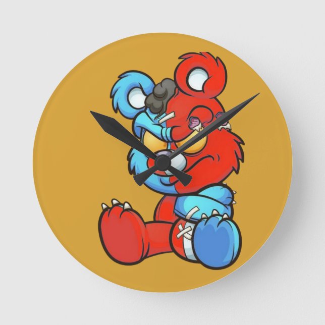 Relógio Redondo Ursinho (Frente)