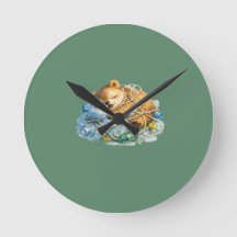 Urso Descansando sobre Resíduos Plásticos Vida Sel