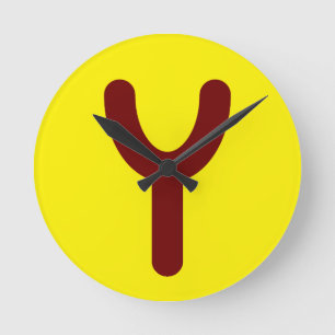 Relógio Redondo Utopian Slingshot Clock