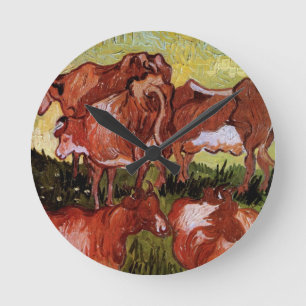 Relógio Redondo Vacas (após Jordaens) por Vincent van Gogh