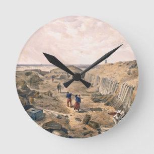 Relógio Redondo Vala do bastião du Esteira, placa 'de Seat