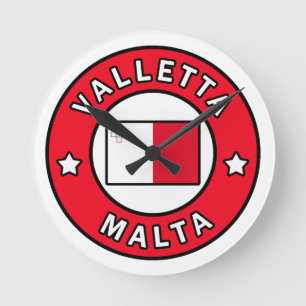 Relógio Redondo Valletta Malta