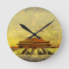 Relógio Redondo Van Gogh a Cidade Proibida