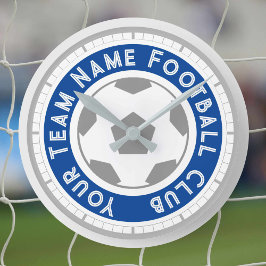 Relógio Redondo Ventilador de futebol ou apoiador de futebol