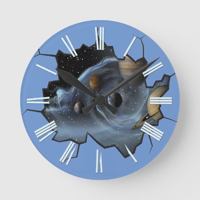 Relógio Redondo Vida Contínua (Frente)