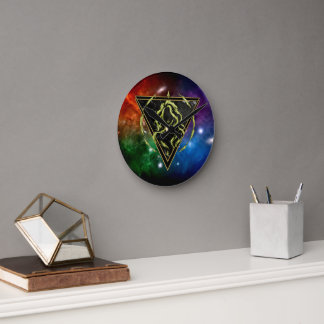 Relógio Redondo Vierge Zodiaque Cadeau Astrologie