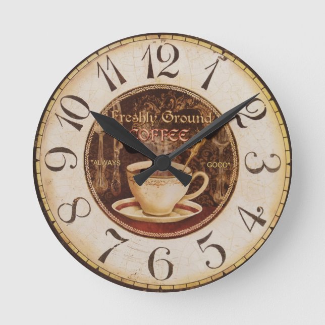 Relógio Redondo Vintage (Frente)
