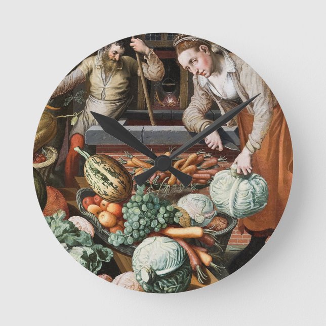 Relógio Redondo Vintage art wall clock (Frente)