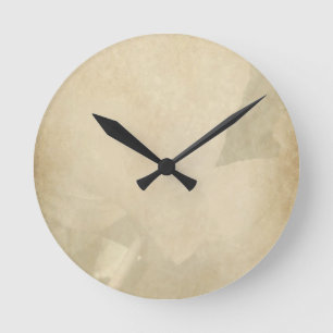 Relógio Redondo Vintage Floral Wall Clock