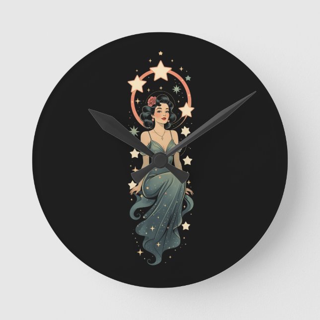 RELÓGIO REDONDO VINTAGE MULHER (Frente)