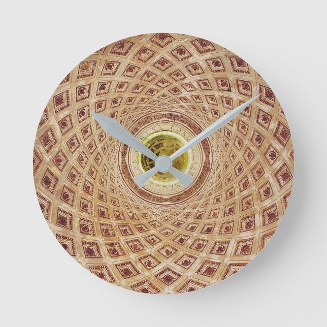 Relógio Redondo Vista interior da cúpula na capela (Frente)