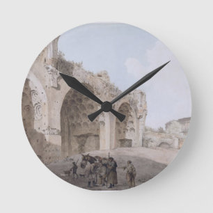 Relógio Redondo Vista no fórum romano (o templo da paz) 1779