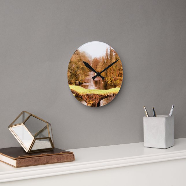 RELÓGIO REDONDO VISTAS DE WALES (Escritório)