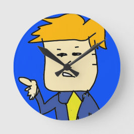 Relógio Redondo você está sendo demitido garoto de desenho animado