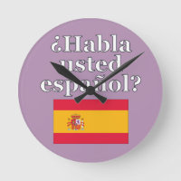Você fala espanhol? Em espanhol. Sinalizador