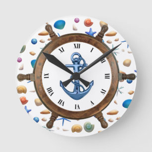Relógio Redondo Wall Clock Marine