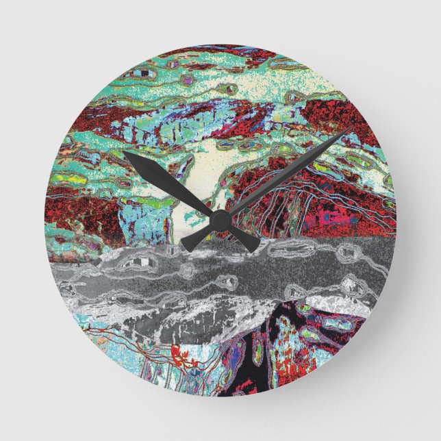 Relógio Redondo Wall Clock – Strata Pulse (Frente)