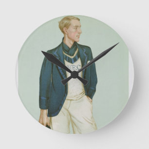 Relógio Redondo Walter Erskine-Crum, ilustração 'dos homens do
