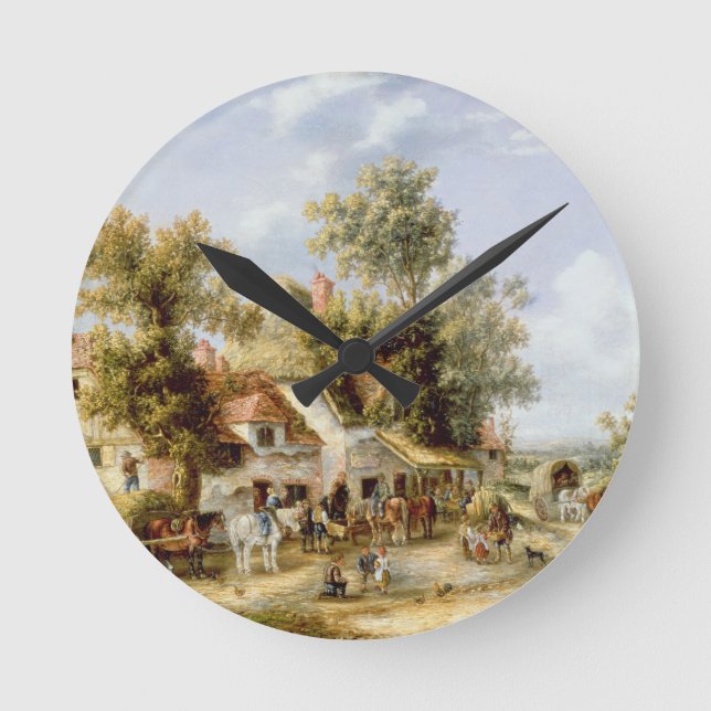 Relógio Redondo Wayside Inn (Frente)