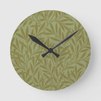 William Morris Willow Antique Verde Folha Verde Ar
