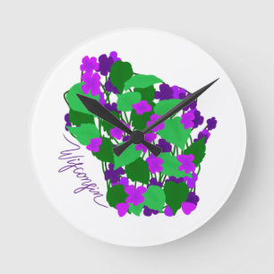 Relógio Redondo Wisconsin Clock