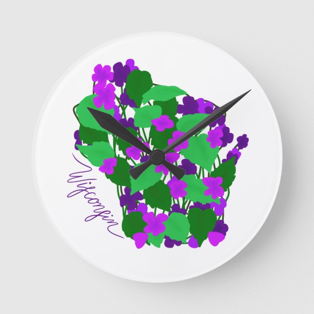 Relógio Redondo Wisconsin Clock (Frente)