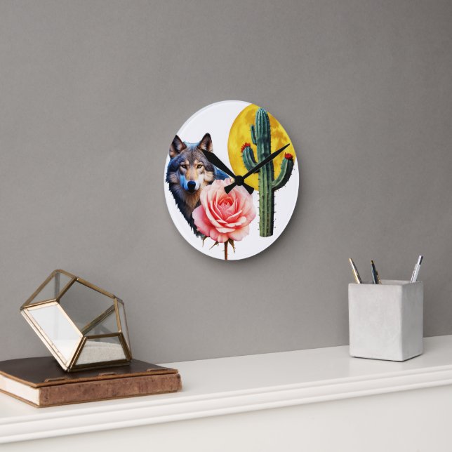 Relógio Redondo Wolf14: (Escritório)