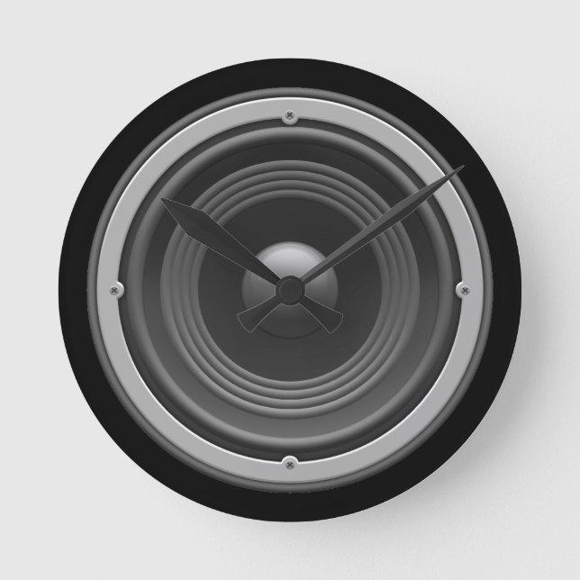 Relógio Redondo Woofer (Frente)
