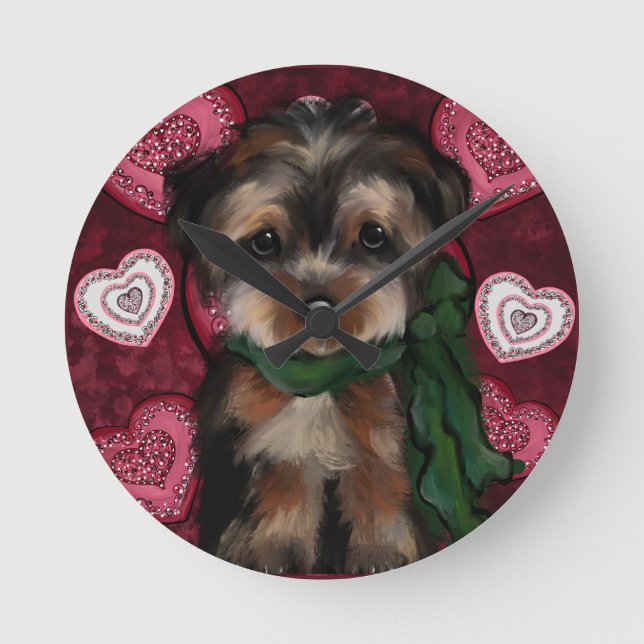 RELÓGIO REDONDO YORKIE          (Frente)