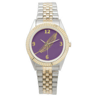 Relógio Regal Purple Golden Frond Watch