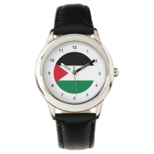 Relógio Registro de bandeira Palestina